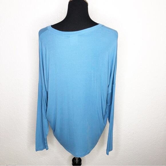 Cabi blue v neck long sleeve jersey knit top size Medium #6542 - Picture 12 of 12